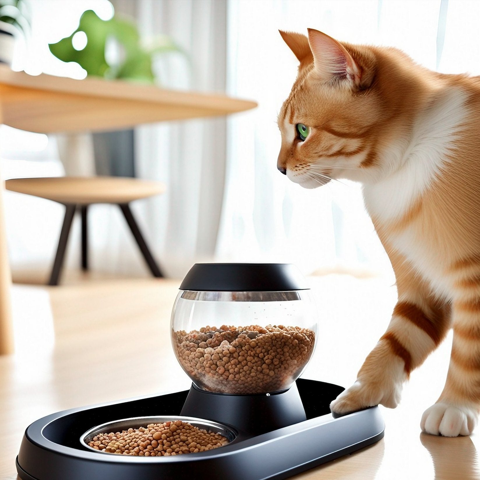 自動定時定量餵食的寵物餵食器,讓主人無憂 - grantclassic