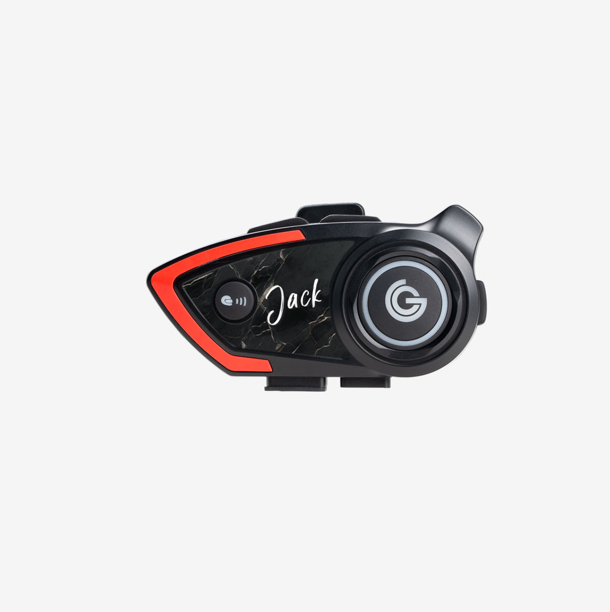 【客製化】我聽你講 RideTune C300 安全帽藍牙耳機 - 神秘黑與你的名字 #RDT00122