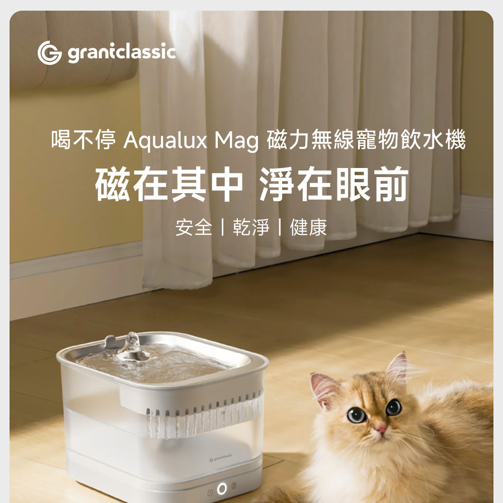 喝不停 Aqualux Mag 磁力寵物飲水機 專用濾心6入組