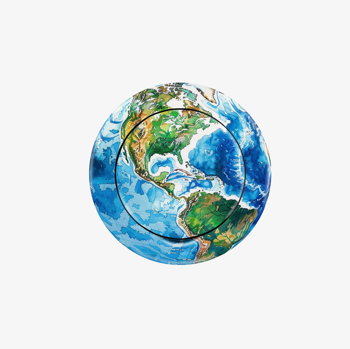 很好握 AirGrip Stand -超薄隱形指環支架設計款 - 地球 #AGS00580