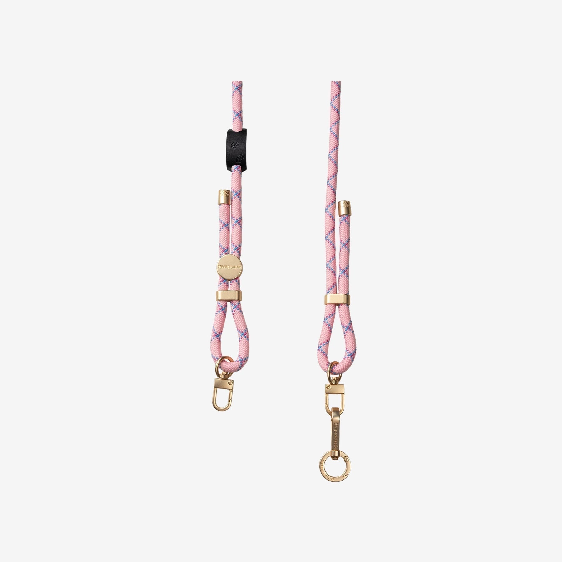 繩來運轉 Velvet Strap - 手機掛繩 - 藏藍斜紋
