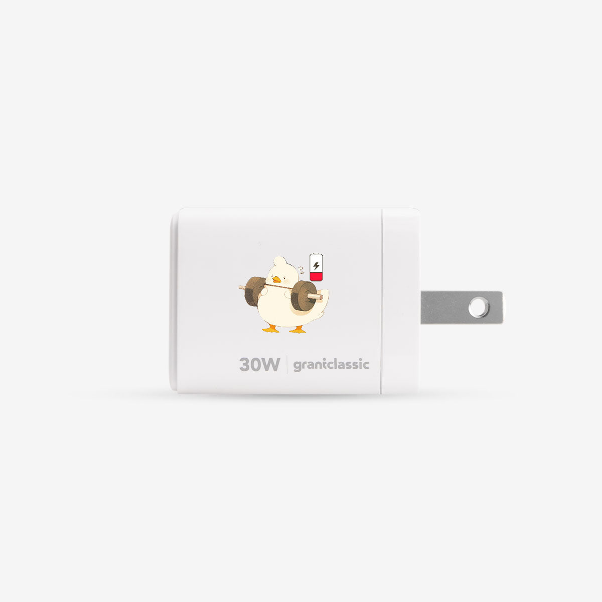 充滿快樂 ApexVolt PD30W GanUltra 設計款充電器 - 該充電了鴨 #APV00564