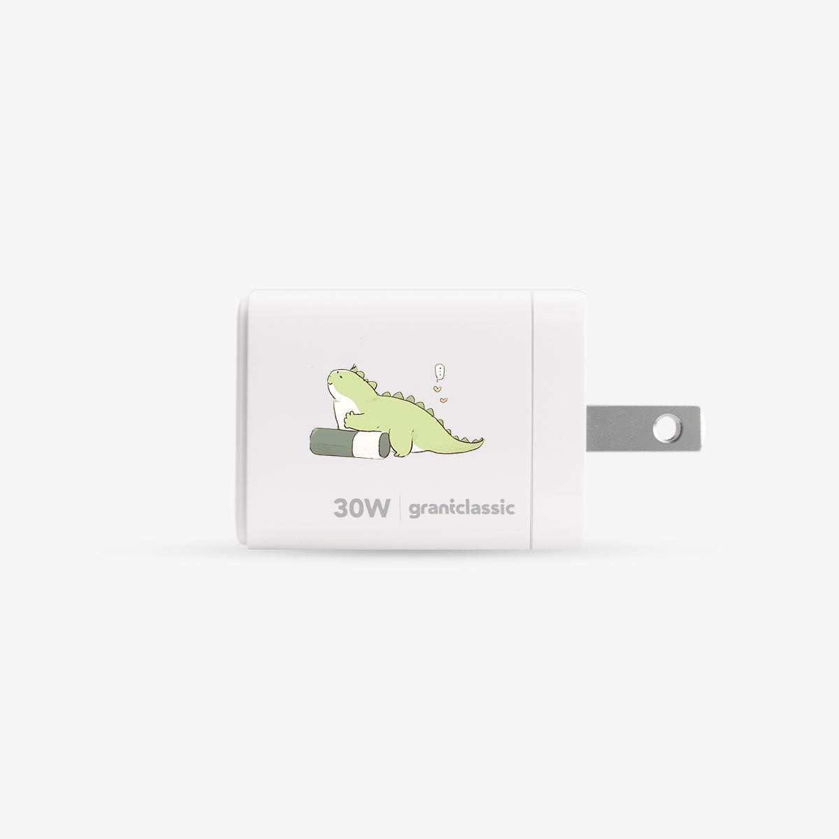 充滿快樂 ApexVolt PD30W GanUltra 設計款充電器 - 做瑜伽的恐龍 #APV00561