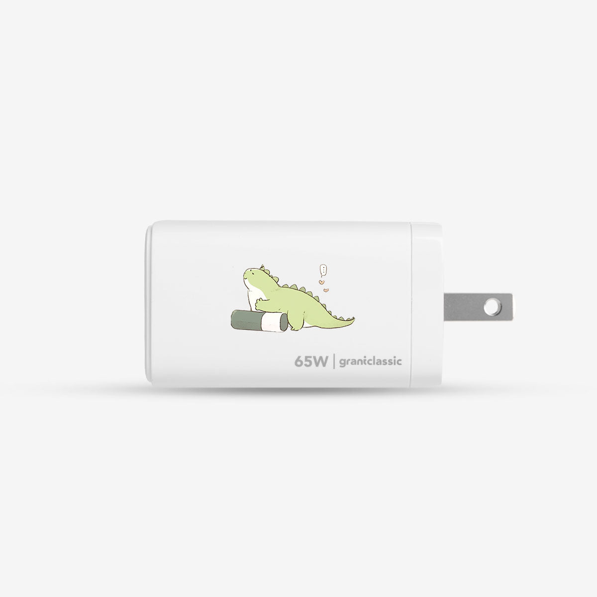 充滿快樂 ApexVolt PD65W GanUltra 設計款充電器 - 做瑜伽的恐龍 #APV00561