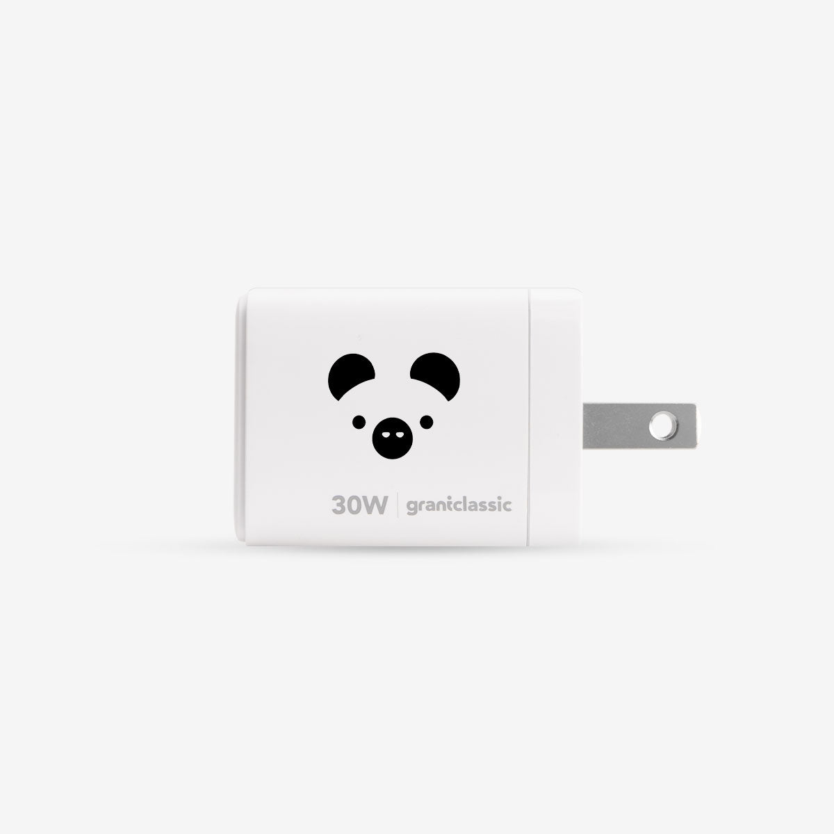 充滿快樂 ApexVolt PD30W GanUltra 設計款充電器 - 黑白小豬 #APV00553