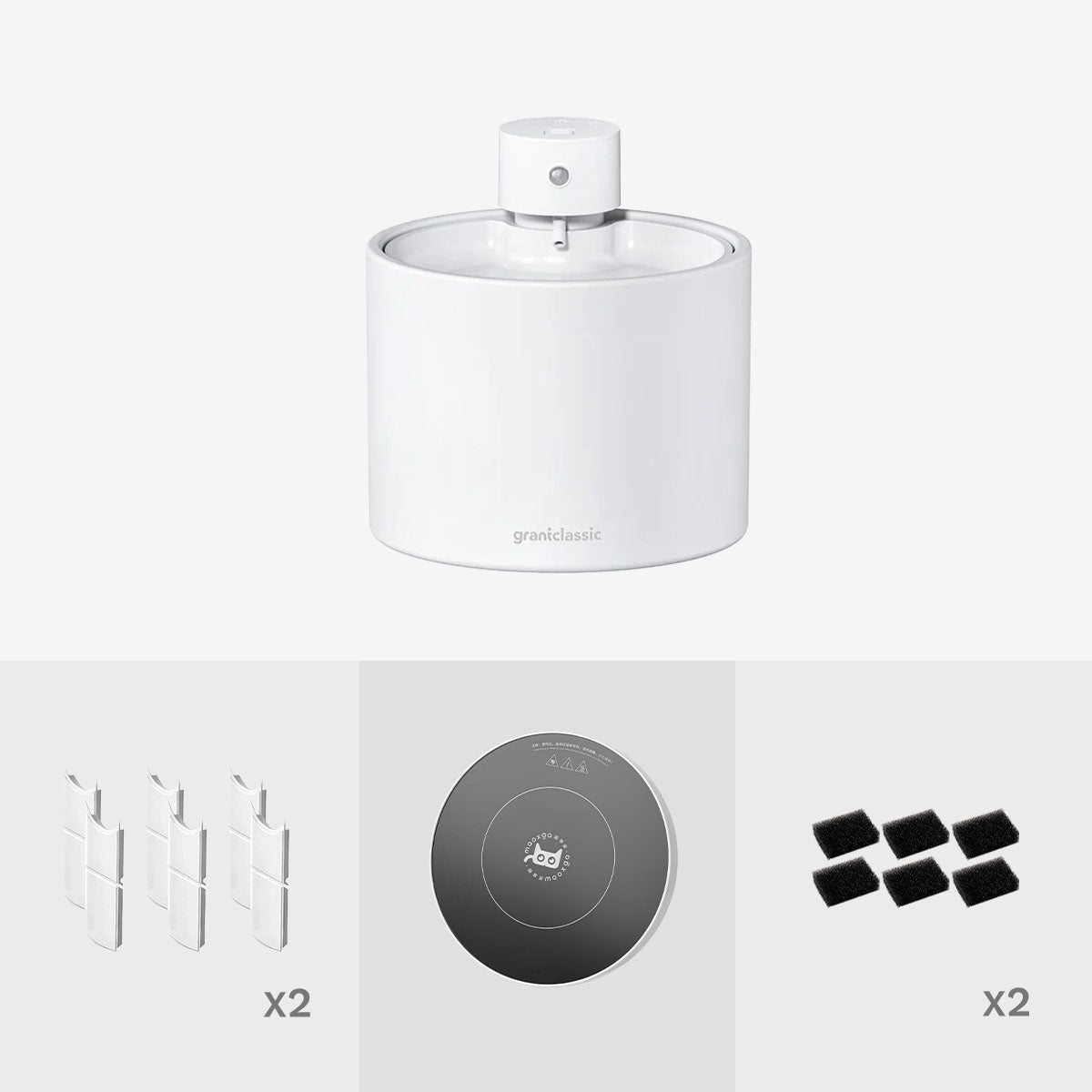 【寵不停】喝不停 飲水機-UV版 全套組+一年耗材