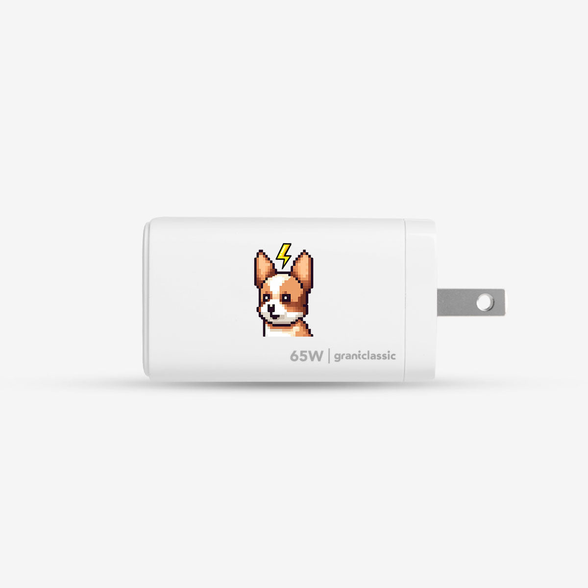 充滿快樂 ApexVolt PD65W GanUltra 設計款充電器 - 充滿電力汪 #APV00565