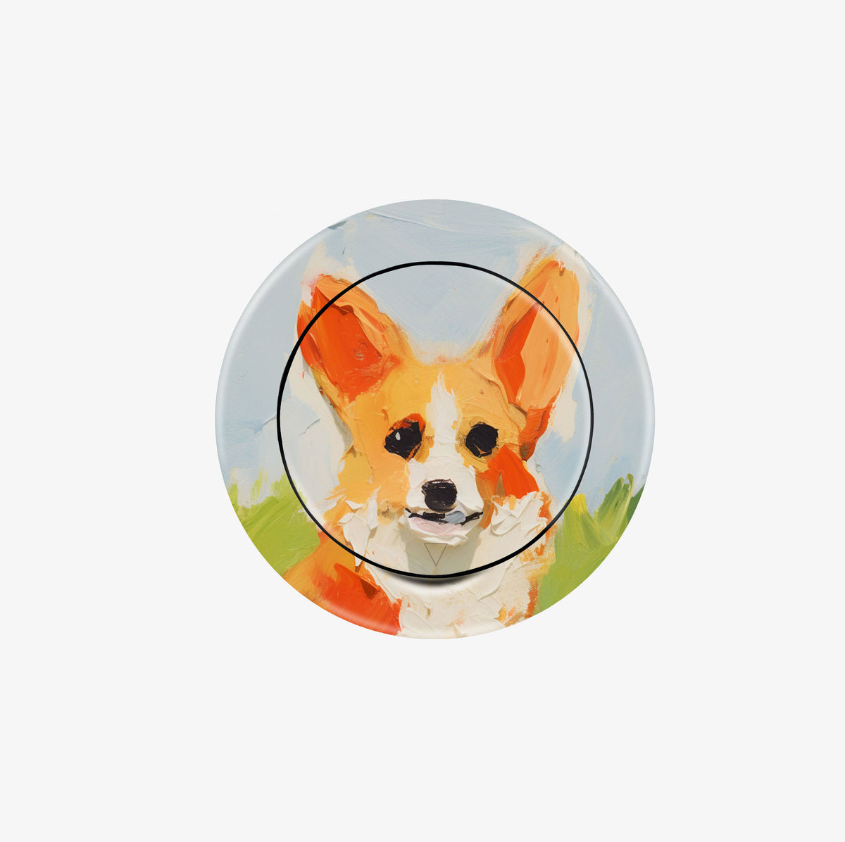 很好握 AirGrip Stand -超薄隱形指環支架設計款 - 柯基犬的畫像#AGS00430