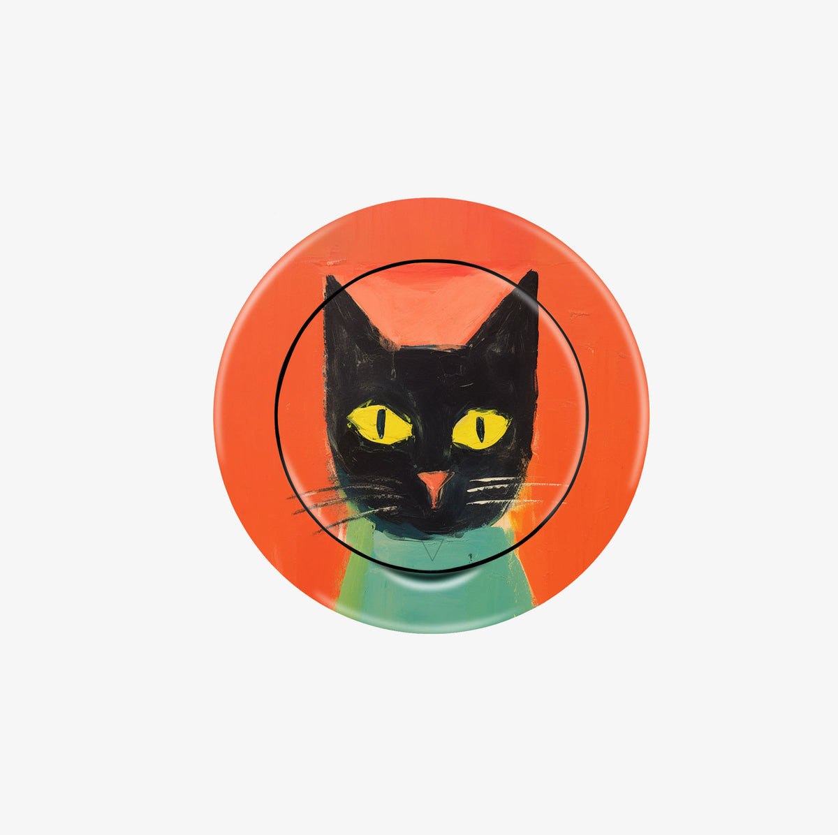 很好握 AirGrip Stand -超薄隱形指環支架設計款 - 長短袖的黑貓#AGS00434