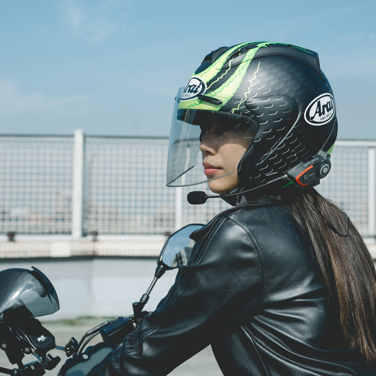 我聽你講 RideTune C300 - 安全帽藍牙耳機設計款 - 乳牛斑斑 #RDT00104