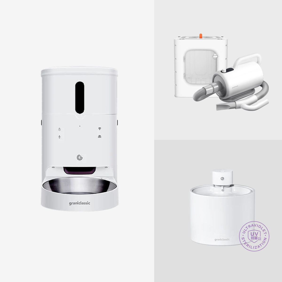 【全家寵護理】喝不停 飲水機 + 餵不停 餵食器 + 暖烘烘 烘乾箱