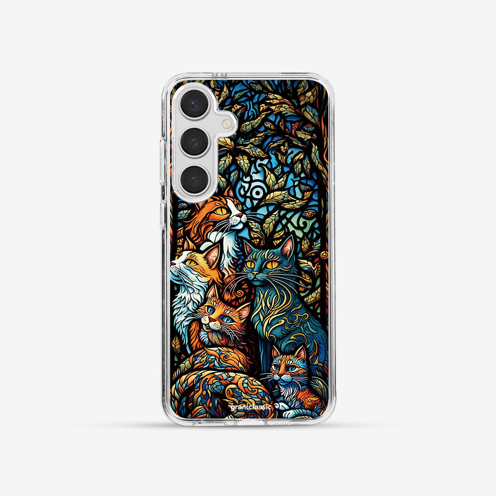 Galaxy S24 亮晶晶-Crystal 設計款手機殼 - 教堂的貓咪#CAS00215 — 圖 2 | grantclassic