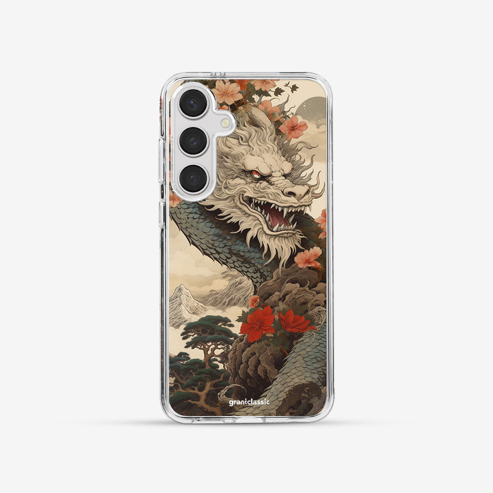 Galaxy S24 亮晶晶-Crystal 設計款手機殼 - 浮世繪中國龍#CAS00049 — 圖 3 | grantclassic