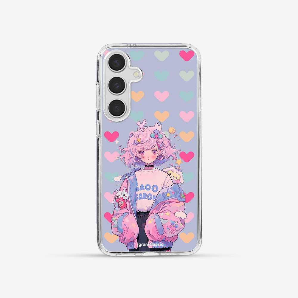 Galaxy S24 亮晶晶-Crystal 設計款手機殼 - 夢幻少女#CAS00064