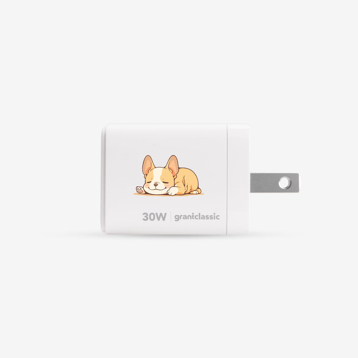 充滿快樂 ApexVolt PD30W GanUltra 設計款充電器 - 午睡柯基犬 #APV00556