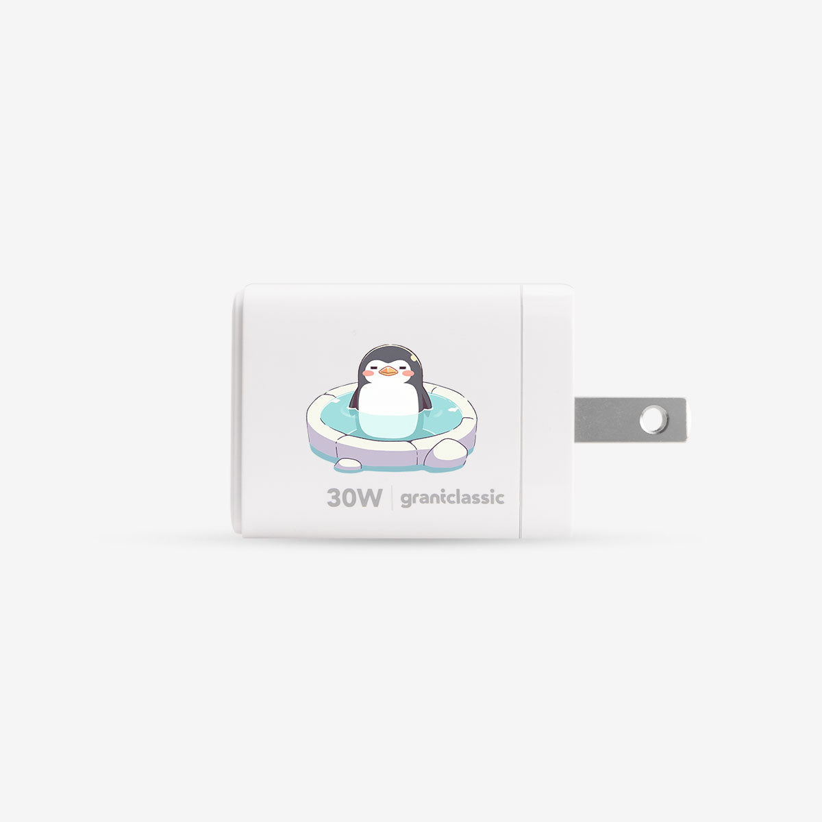 充滿快樂 ApexVolt PD30W GanUltra 設計款充電器 - 企鵝消暑中 #APV00573