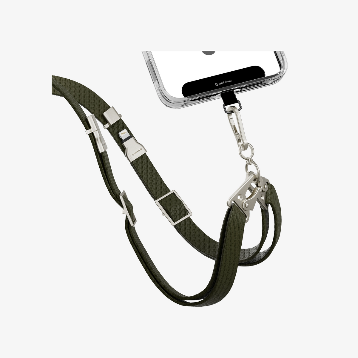 繩來運轉 Velvet Strap Pro 手機充電掛繩扁線15mm — 圖 1 | grantclassic