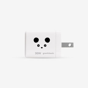 充滿快樂 ApexVolt PD30W GanUltra 設計款充電器 - 黑白小熊 #APV00552