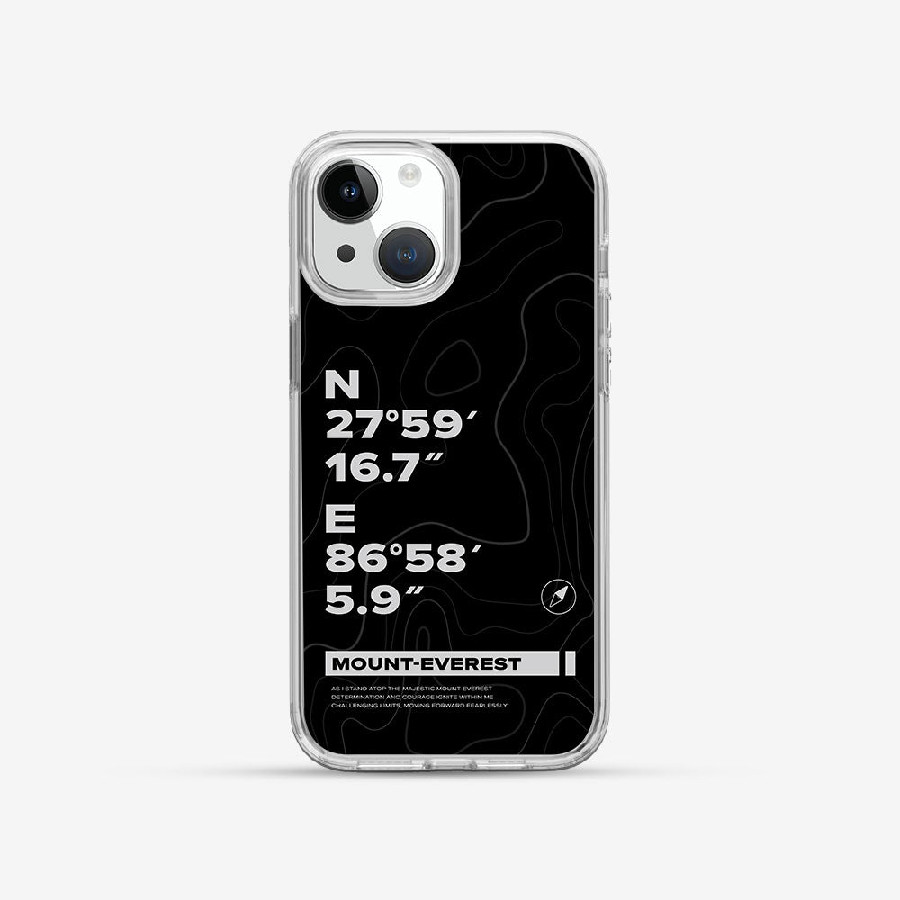 亮晶晶 Crystal 設計款手機殼 - 登上聖母峰－典藏黑 #CAS00584
