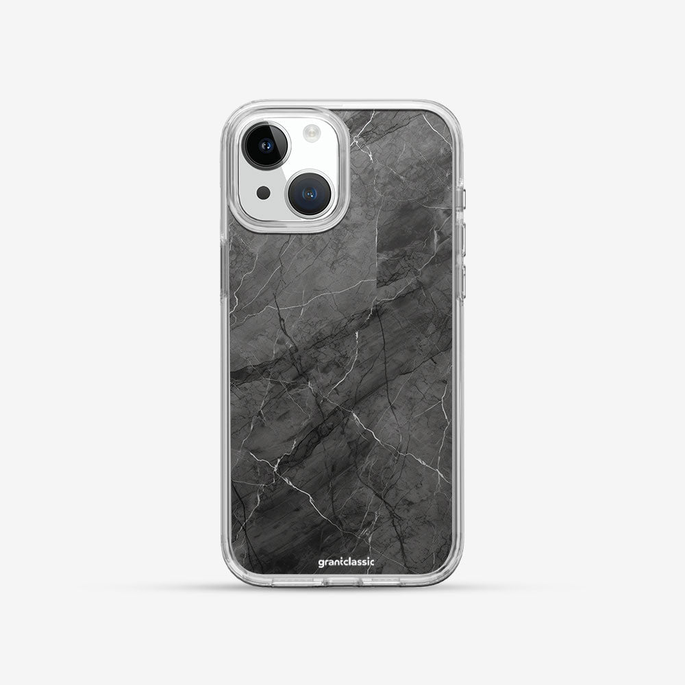 亮晶晶 Crystal 設計款手機殼 - 設計款手機殼 - 灰色大理石#CAS00083
