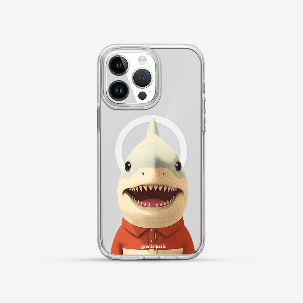 亮晶晶 Crystal 設計款手機殼 - 鯊魚員 #CAS00423