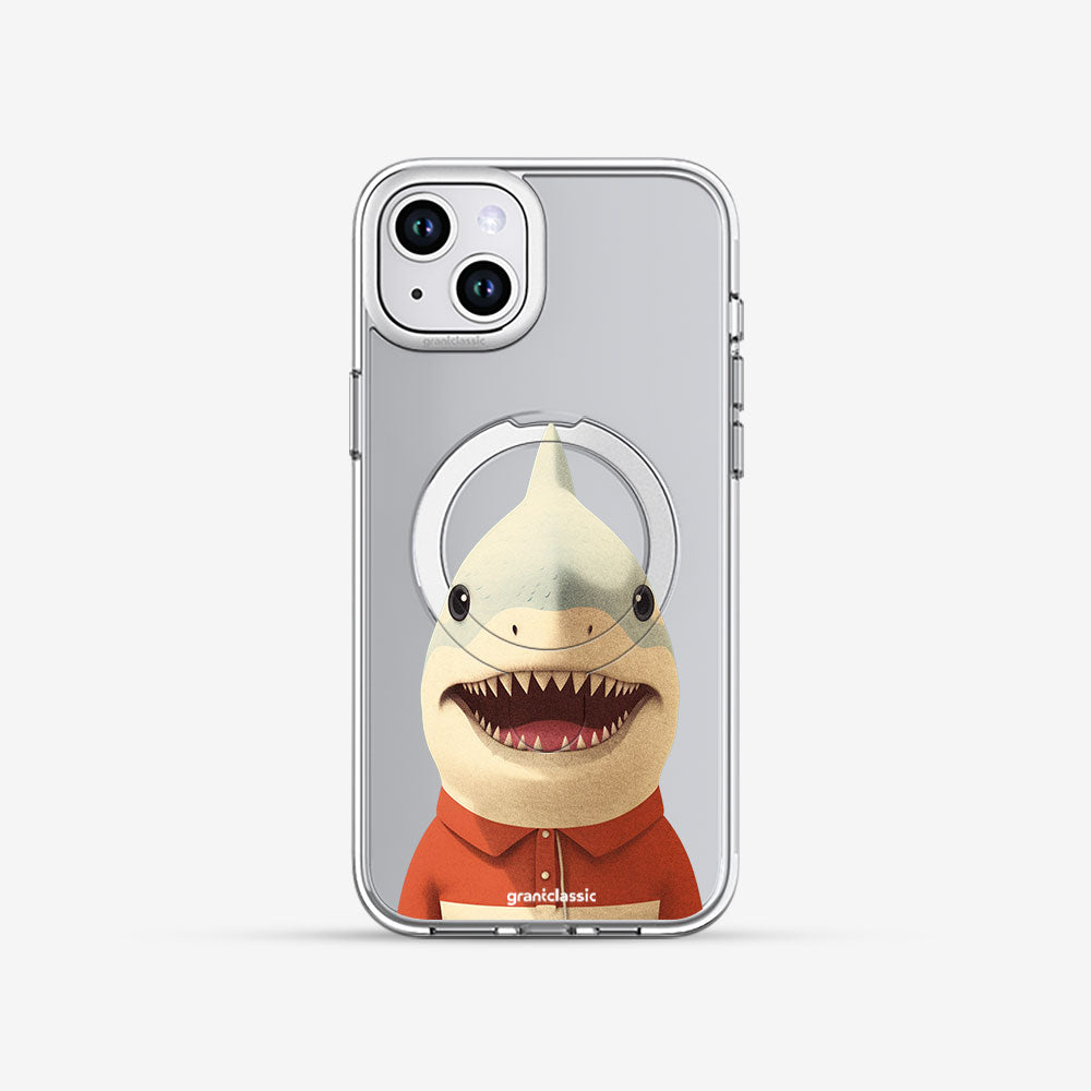 亮晶晶 Crystal 設計款手機殼 - 鯊魚員 #CAS00423