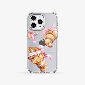 閃亮亮 PinkGleam 設計款手機殼 - 蝴蝶結可頌#CAS00631