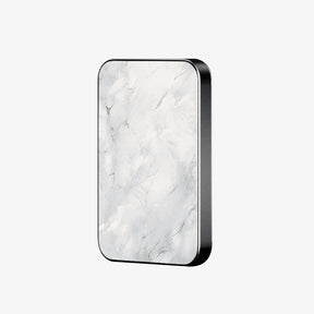 穩如鈦山 TITANSHIELD 防爆固態行動電源-白色大理石質感白