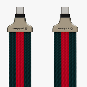 繩來運轉 Velvet Strap Pro Firenze  USB-C to USB-C 240W手機充電掛繩扁線15mm