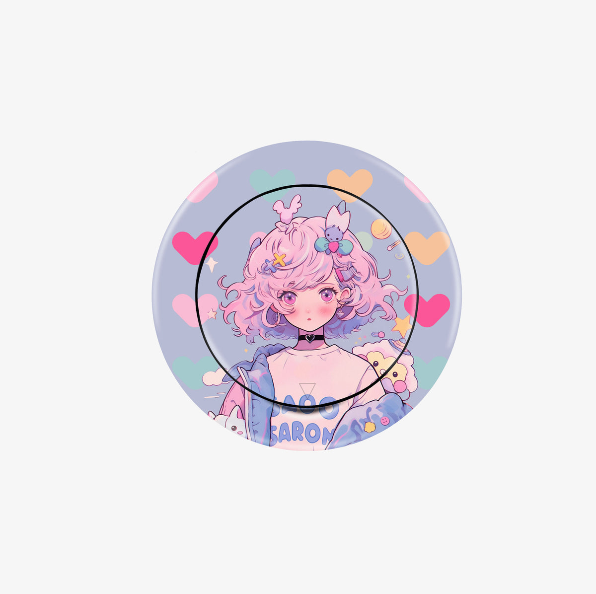 很好握 AirGrip Stand -超薄隱形指環支架設計款-夢幻少女#AGS00064