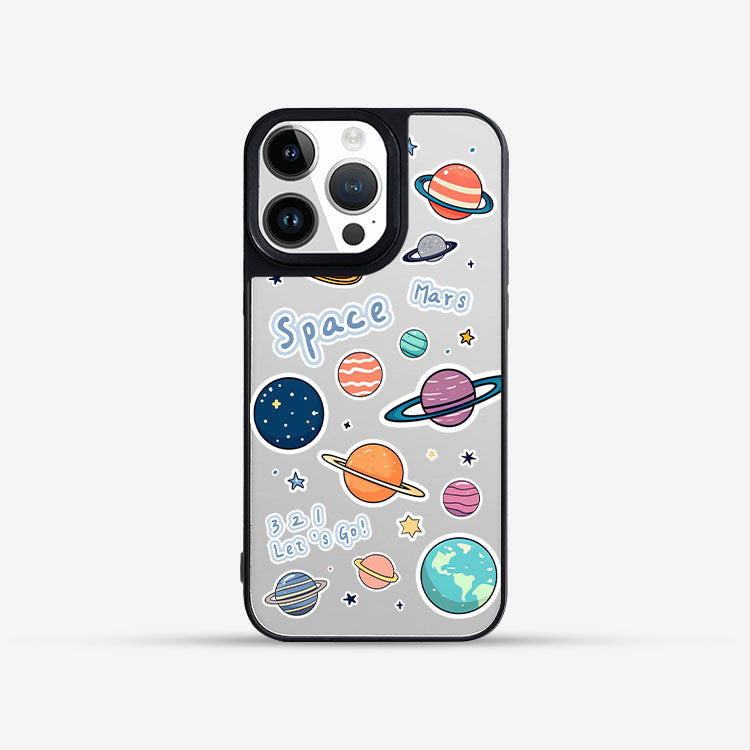 鏡情享受 LuxeGlint 設計款手機殼 - Space x Mars Colors #CAS00497
