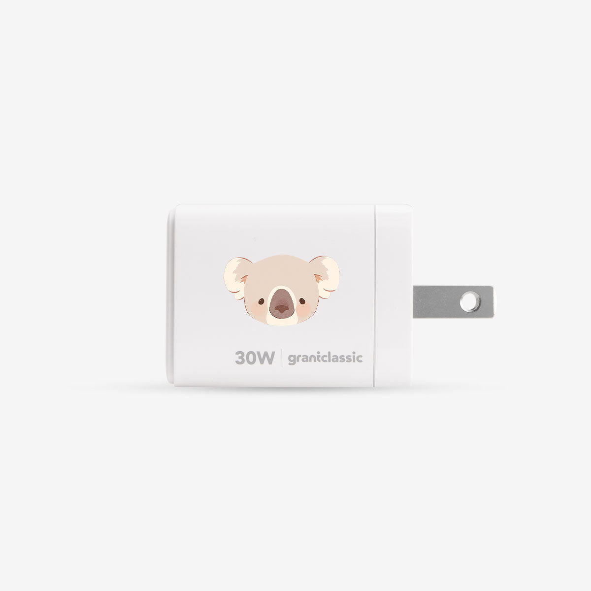 充滿快樂 ApexVolt PD30W GanUltra 設計款充電器 - 害羞的無尾熊 #APV00568