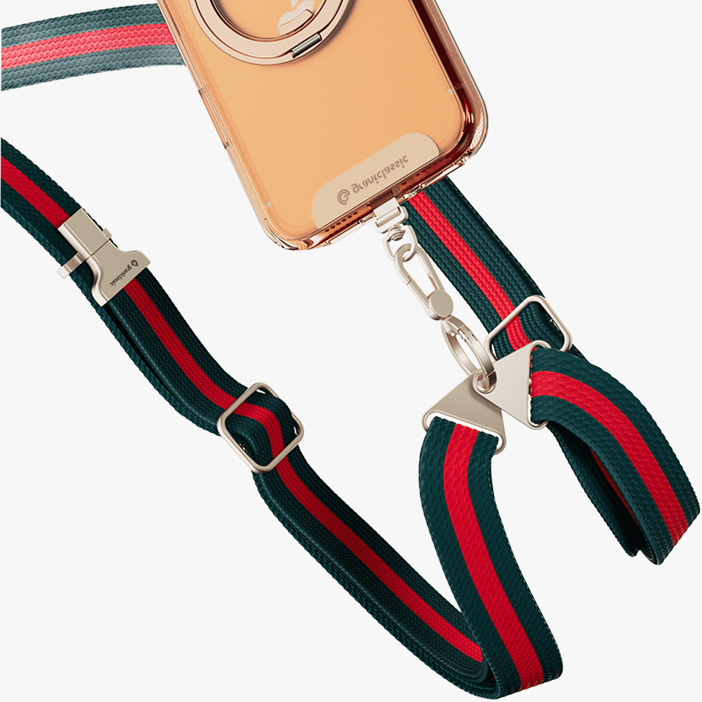 繩來運轉 Velvet Strap Pro Firenze  USB-C to USB-C 240W手機充電掛繩扁線15mm