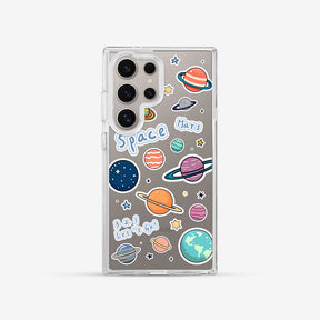 亮晶晶 Crystal 設計款手機殼 - Space x Mars Colors #CAS00497