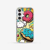 Galaxy S24 亮晶晶-Crystal 設計款手機殼 - 兩顆甜甜圈#CAS00036