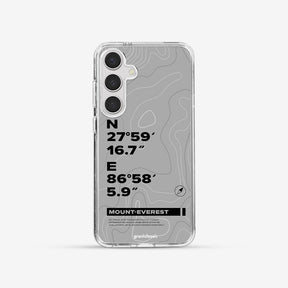 Galaxy S24 亮晶晶-Crystal 設計款手機殼 - 登上聖母峰－深度灰 #CAS00583