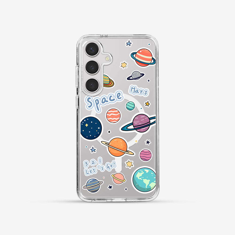 閃亮亮 PinkGleam 設計款手機殼 - Space x Mars Colors #CAS00497