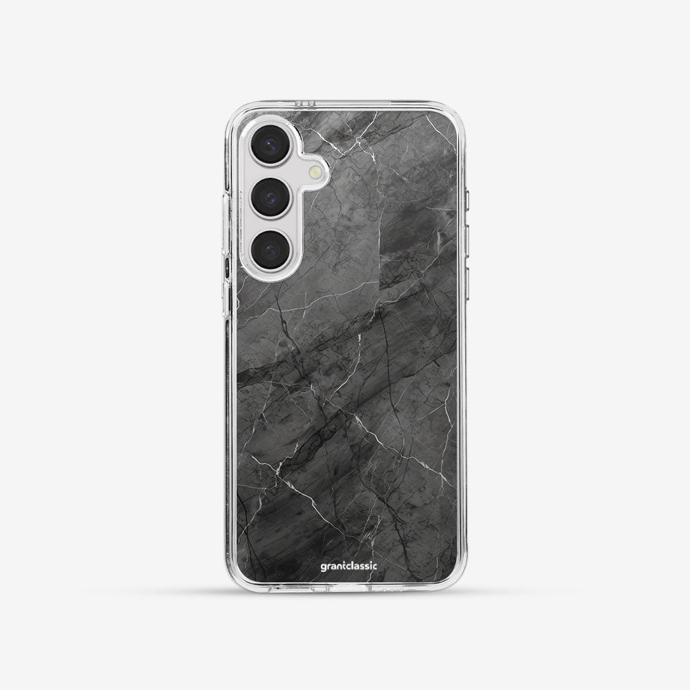 Galaxy S24 亮晶晶-Crystal 設計款手機殼 - 灰色大理石#CAS00083
