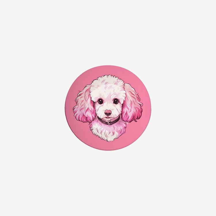 GC-Tag 找得到 - 芭比粉貴賓犬